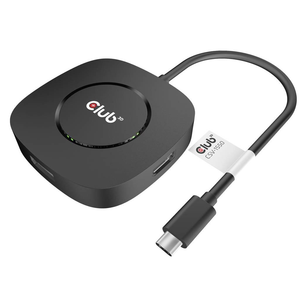 Club 3D CSV-1550 (USB-C, 3 Ports) (CSV-1550)