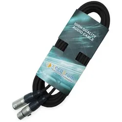keepdrum DMX Kabel Set Rot Blau Schwarz 15m (15 m), Audiokabel