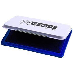 D.RECT Stempelkissen NO. 2, für Büro, blau, 11 x 7 cm, Metallgehäuse