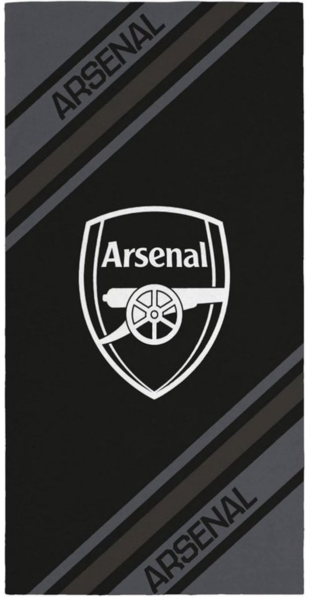 Arsenal FC Groot Voetbal Strandlaken - Donkerblauw met Clublogo