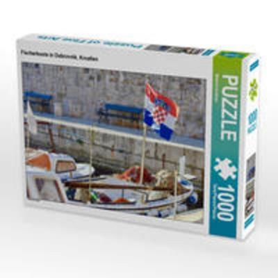 CALVENDO Puzzle Fischerboote in Dubrovnik, Kroatien 1000 Teile Lege-Größe 64 x 48 cm Foto-Puzzle Bild von Melanie Sommer