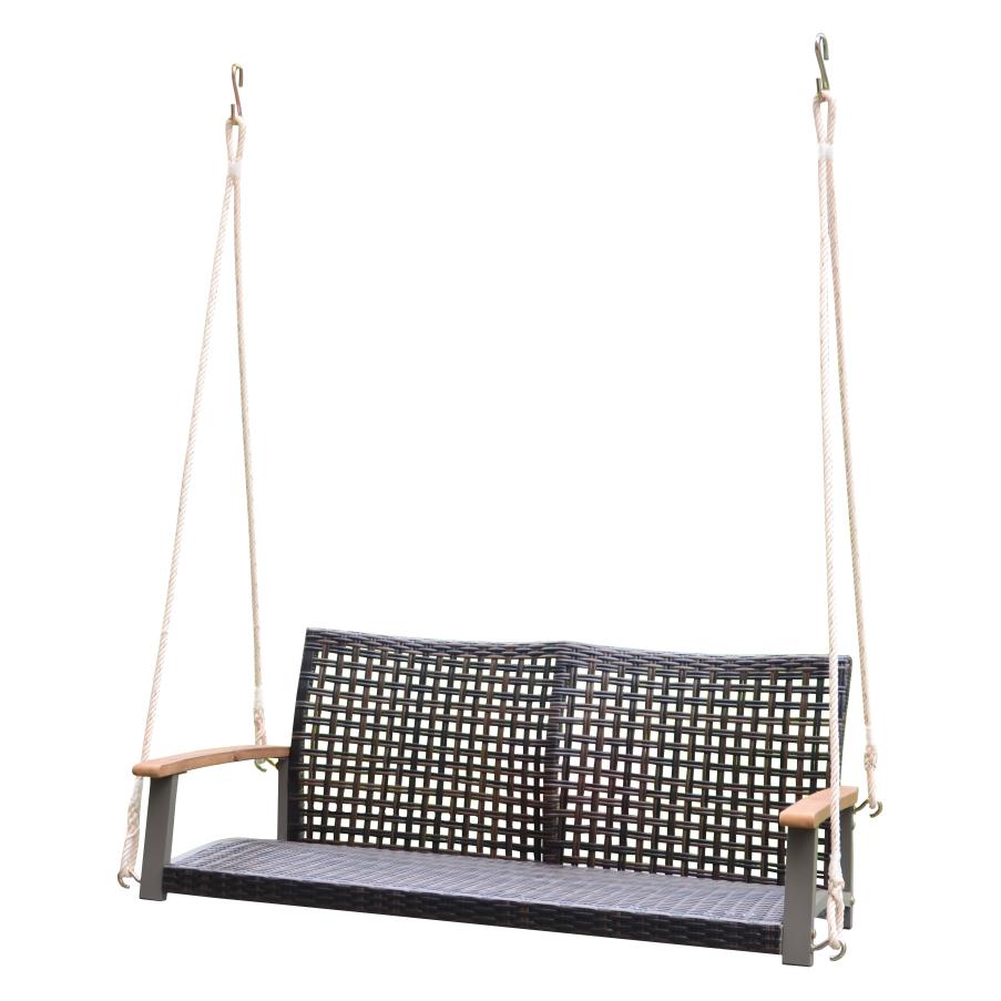 Garden Pleasure Hängebank Cuneo 970386 braun Kunststoff 114,0 cm (970386)