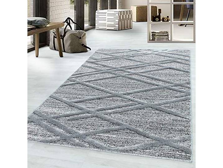 Ayyildiz Teppich PISA1402004706GREY Teppiche, 140 x 200