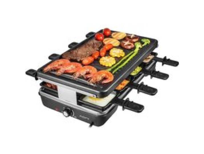 AONI Electric Raclette Grill Smokeless Party Grill Grill électrique avec surface de cuisson antiadhésive 1200W Contrôle de la