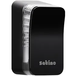 Duftspender Wepa Satino Lufterfrischer Eco schwarz Duftspender ohne Batterien, Satino Hyginity Serie