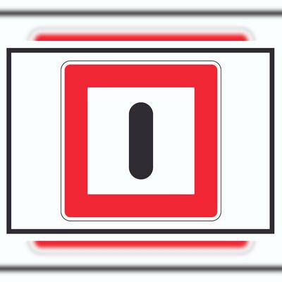 HB-Druck Gebot besondere Vorsicht walten zu lassen Schild mit Symbol A3 Rückseite selbstklebend