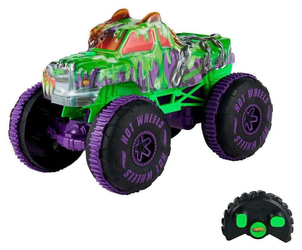 Hot Wheels Monster Trucks Mutant Chaos Wreckin’ Wolf RC-auto