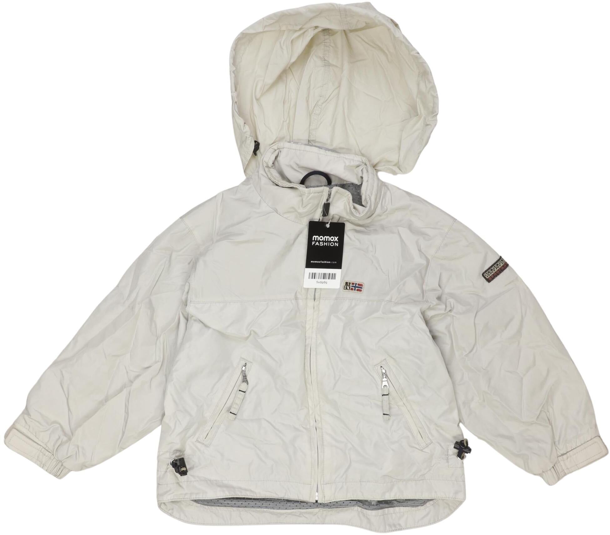 Napapijri Jungen Jacke oder Mantel, Cremeweiß, Gr. EU 104, Synthetik - Second Hand