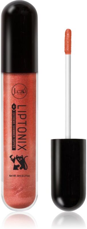 J.Cat Beauty Liptnix Extreme Shimmer Topper shimmering lip gloss shade 109 Atomic Girl 8 g