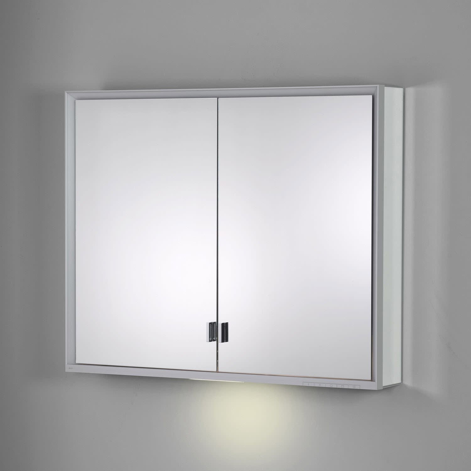Keuco Royal Lumos Wandvorbau Spiegelschrank 90 x 73,5 cm, verdeckte Ablage