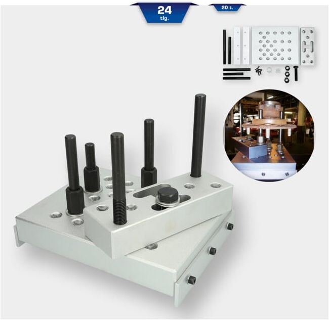 Brilliant Tools Support pour presse, 24 pcs (BT676007)