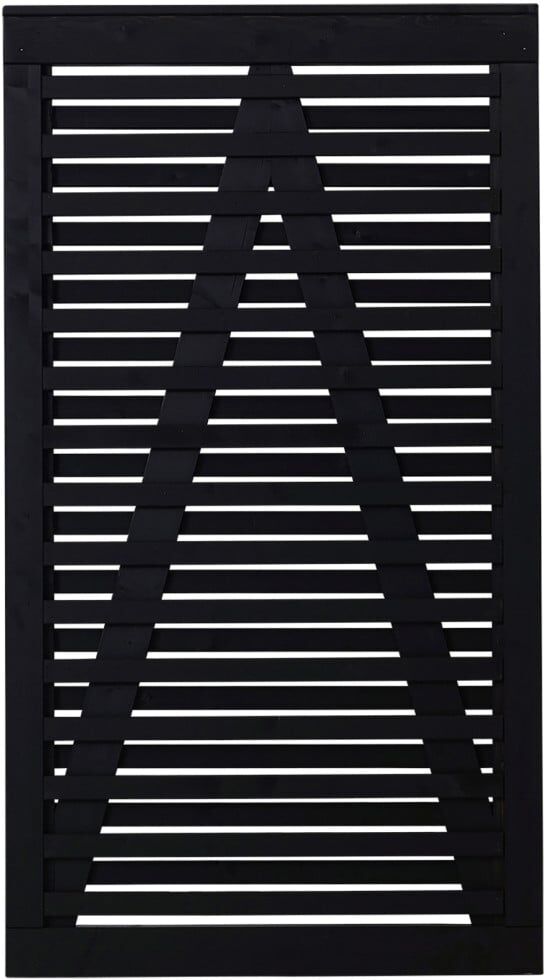 Plus Tor Osaka 100 x 180 cm RAL 9005 Schwarz