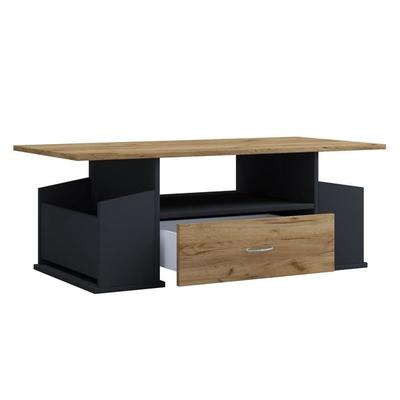 Holz Sofatisch Couchtisch Schublade Junata