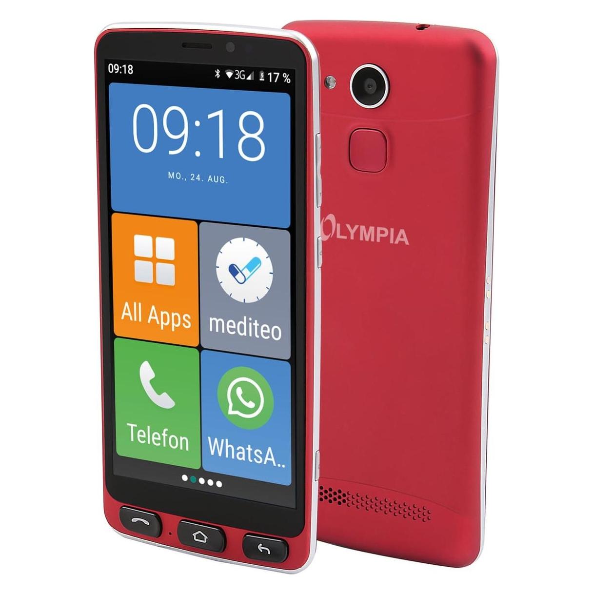 Olympia Neo+ (64 GB, Rot, 5.50", Dual SIM, 4G) (2262)