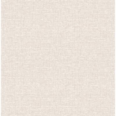 A-Street Prints Minerva Blush Texture Geometric Wallpaper