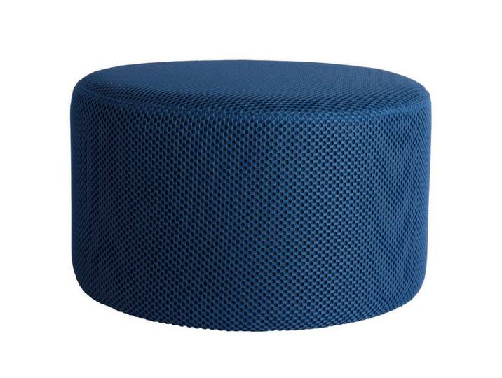 Leitmotiv Hocker Pouf Hocker Retro Cobalt Blue