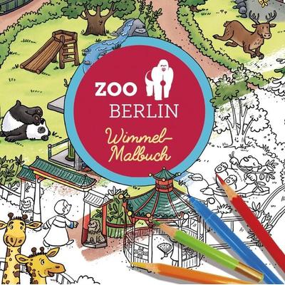 Zoo Berlin Malbuch, Taschenbuch von , Adrian & wimmelbuchverlag, 978-3-947188-43-7