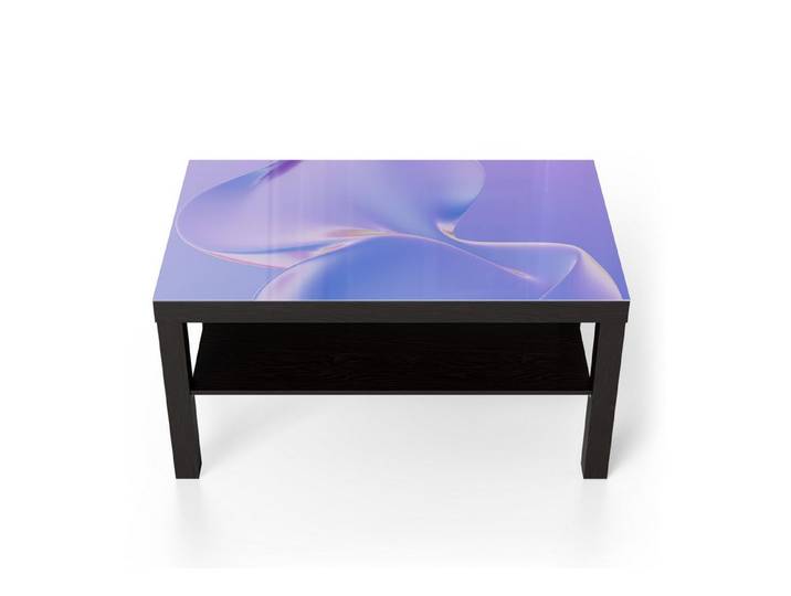 DEQORI Couchtisch 'Violette Träume', Glas Beistelltisch Glastisch modern