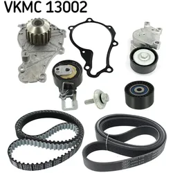Wasserpumpe + Zahn-/Keilrippenriemensatz SKF VKMC 13002 für Ford Citroën B-Max