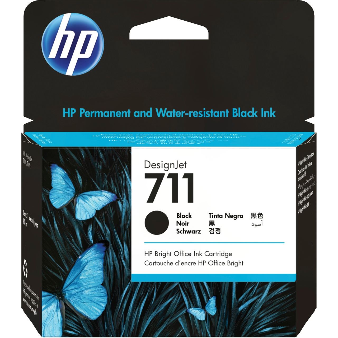 HP Tinte Nr. 711 CZ133A schwarz