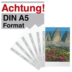 bene Prospekthüllen A5 0.06 mm glasklar