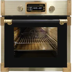 Kaiser EH 6427 AD Retro Pyrolyse Einbau Backofen 73L Anthrazitfarbiges Glas 60 cm