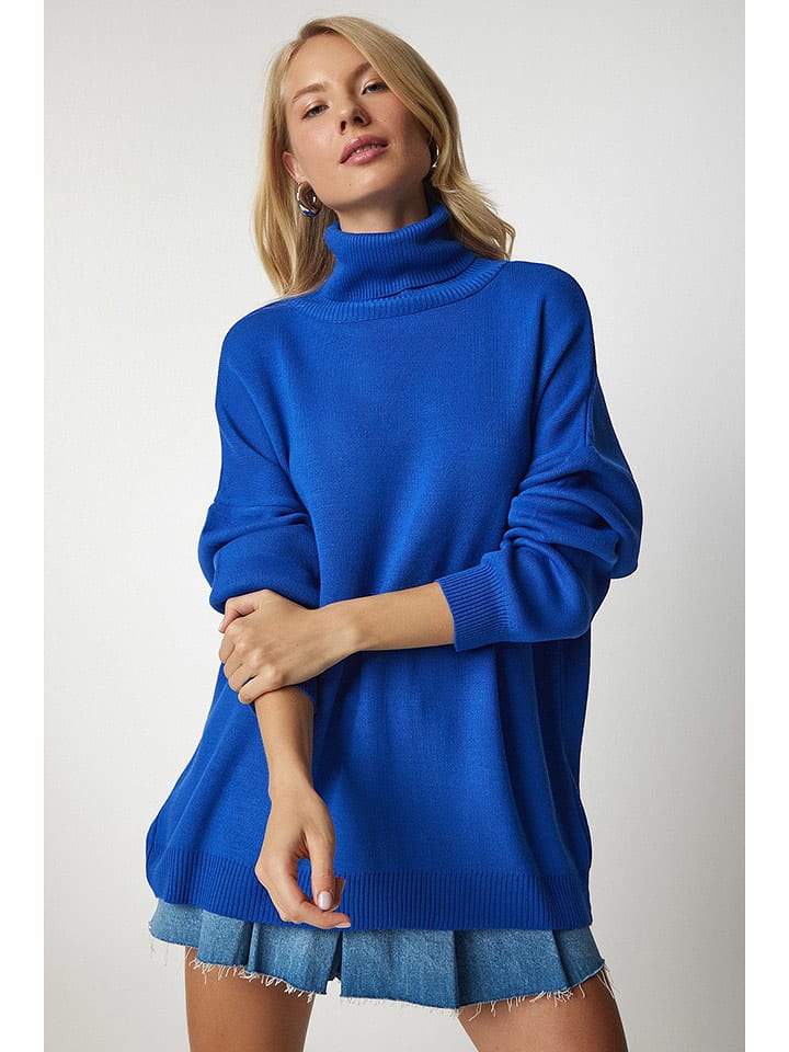 Happiness Istanbul Pullover in Blau - onesize