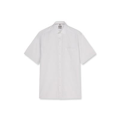 Businesshemd OLYMP "OLYMP Luxor, Comfort Fit, New Kent", Herren, Gr. 41, Normaler Arm, natur, 100% Baumwolle, Hemden