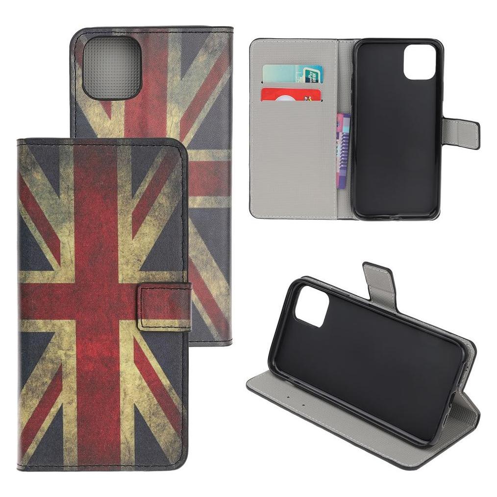 Cover-Discount iPhone 12 mini - Leder Hülle UK Flagge (Apple iPhone 12 mini) (101121806A)