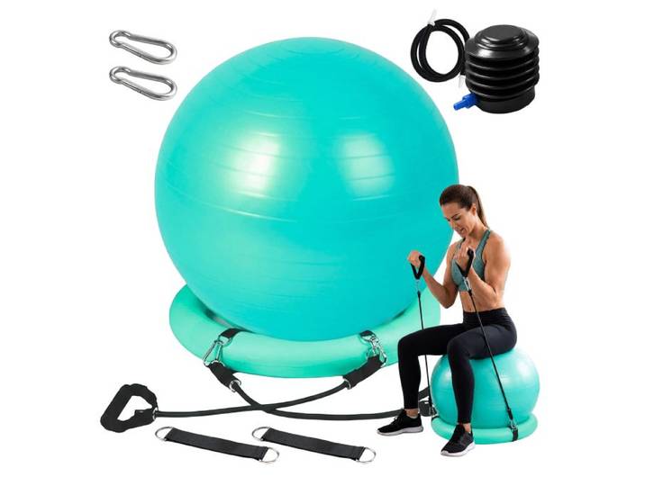 Relaxdays Kit ballon de gym