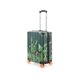 Q-Damm - Handgepäck Koffer Trolley Papagei, 54 cm, 38 Liter