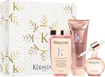 Kérastase Gloss Absolu coffret para cabelo brilhante e macio . Gloss Absolu