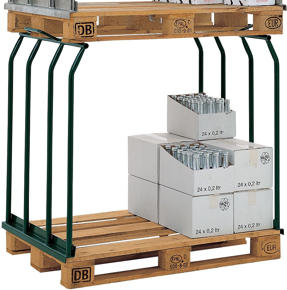 Wanzl Palettenhalter, Höhe 995 mm, lackiert