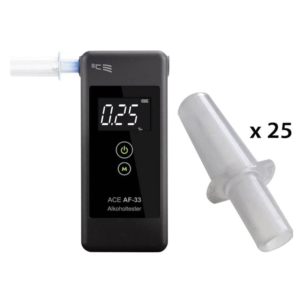 Ace Atemalkoholtester AF-33 +25 Mundstücke (107075)