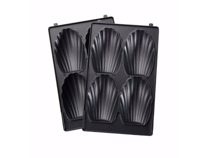 Trisa 7364.9804 Kuchen Platten – Sandwichmaker/Sandwichtoaster – schwarz