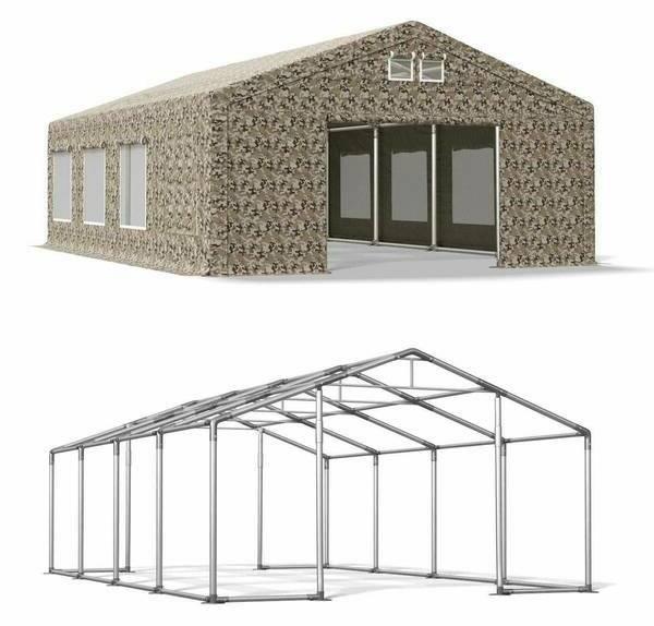 Ganzjährig Party Zelt 5x8 Sand WINTER CAMO