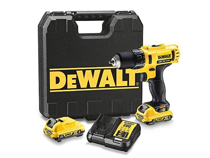 DEWALT DCD710D2-QW Perceuse-visseuse 10\,8 V 2 Ah