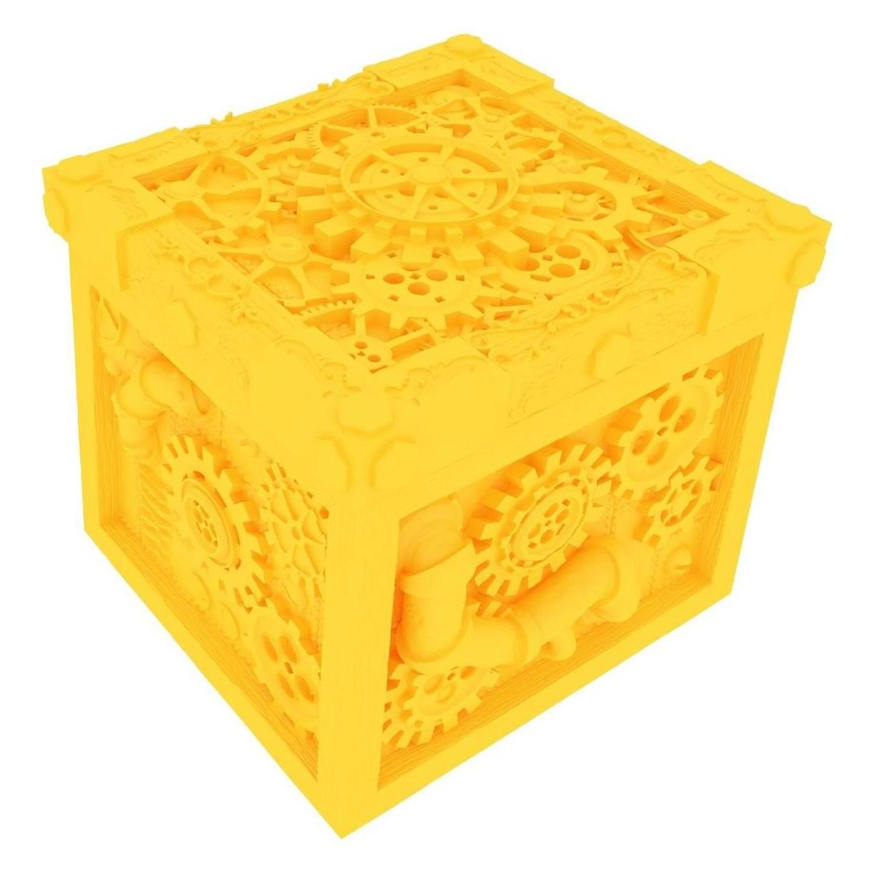 Feldherr Fates End Würfelgefängnis Clockwork Box 3D-gedruckt gelb (Kunststoff) (409201)