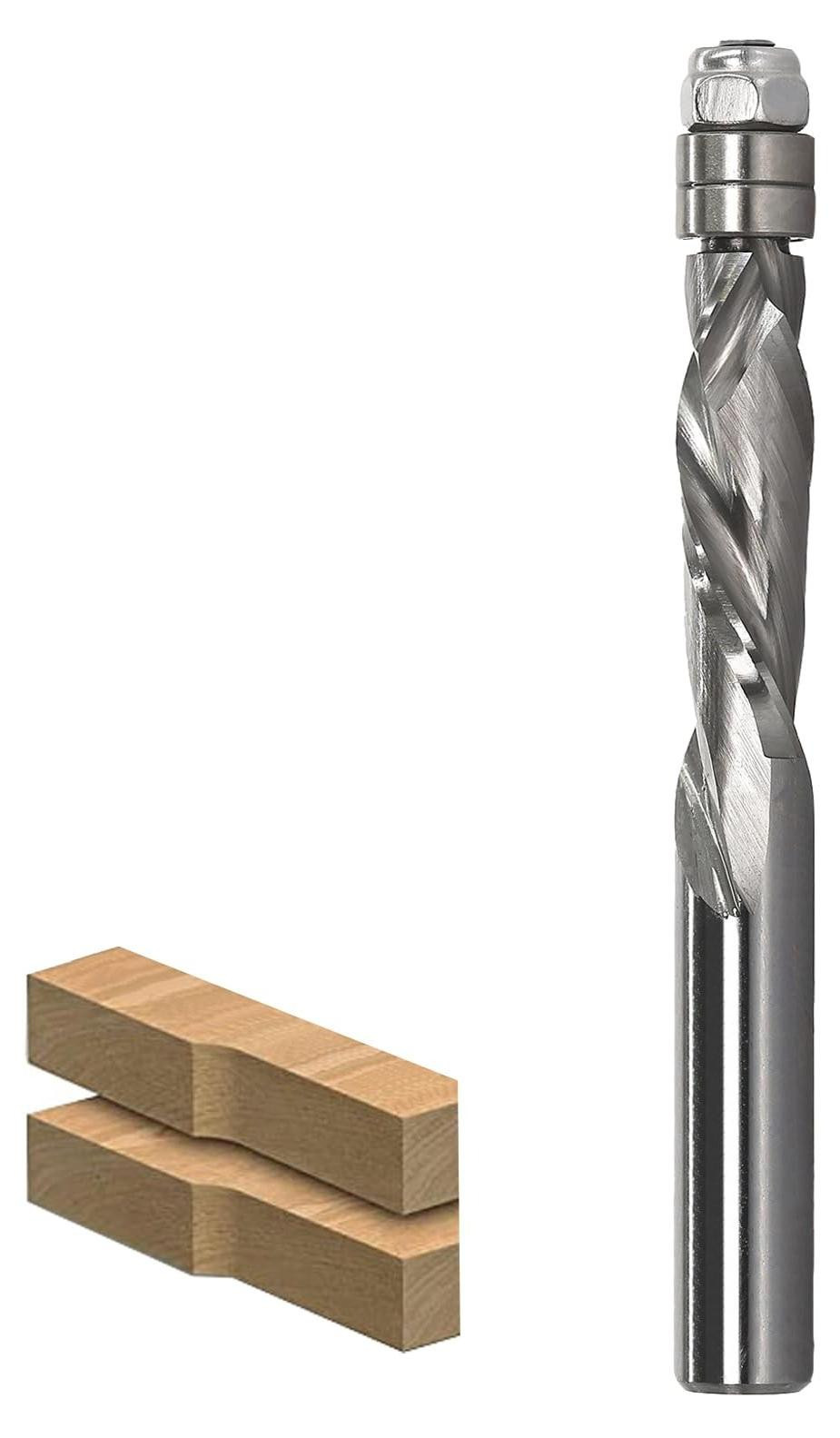 Merkloze Spiral Edge Cutter voor Router met 8mm Schacht