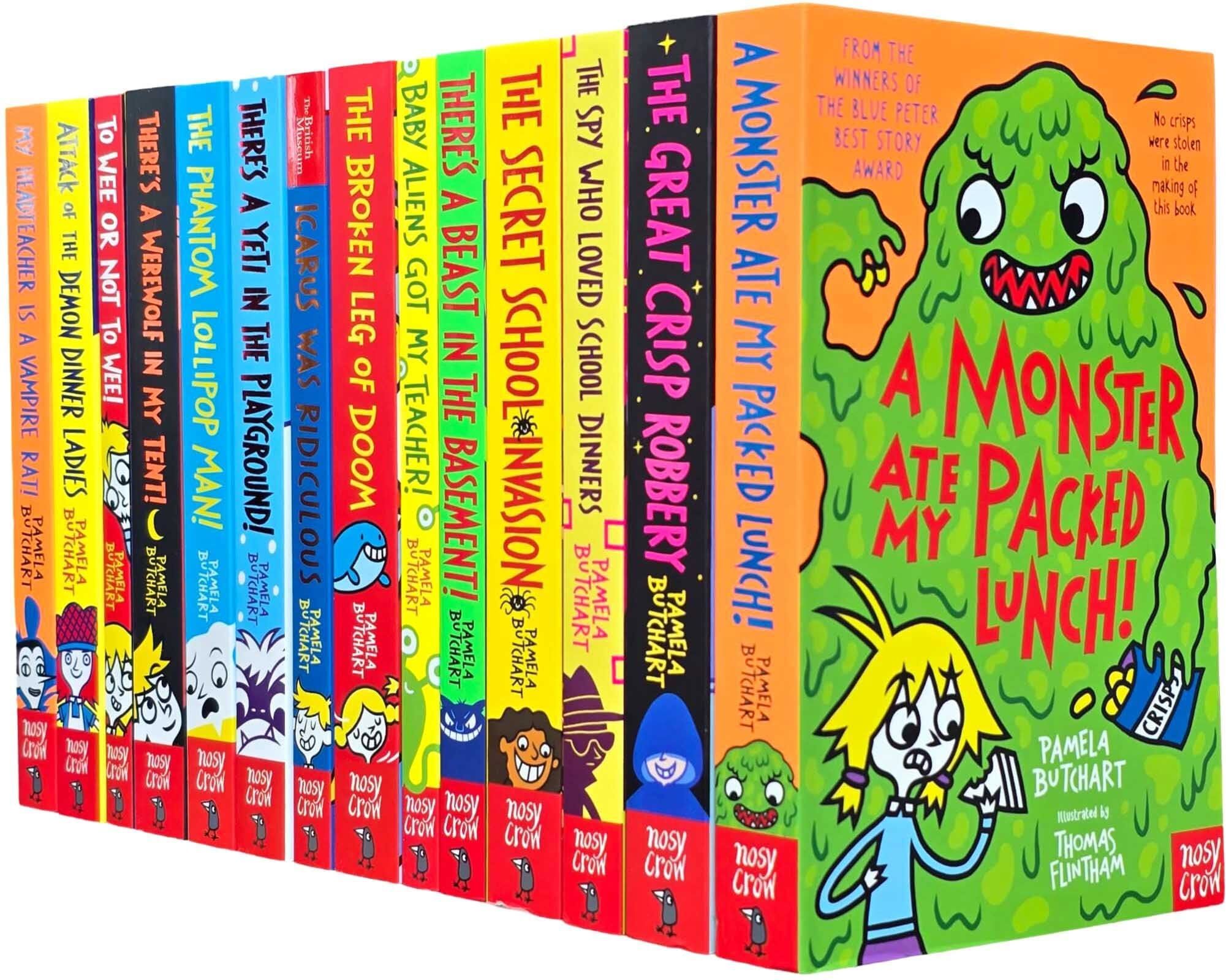Nosy Crow Ltd Baby Aliens Series 14 Books Collection Set by Pamela Butchart – Baby Aliens Got My Teacher, The Spy Who Loved School Dinners & Funny School Adventure