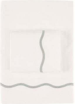 Set of 2 Juliette Embroidered Wave Pillowcases - Tea King - Ballard Designs