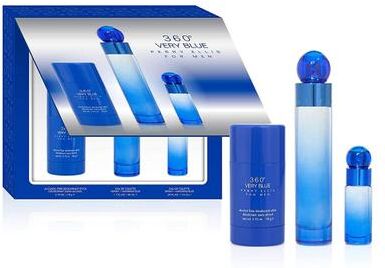 Perry Ellis 360' by Perry Ellis, 3 Piece Gift Set for Men3.4 oz Eau De Toilette Spray, a 3 oz Shower Gel and a .25 oz mini EDT Spray Standard Eau De Toilette for Men