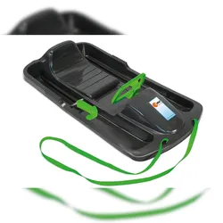 KHW Schlitten Snow-Fox anthrazit, Schneerennfahrer, Schwarz, Kunststoff, 1 Sitz(e)  2 Stück