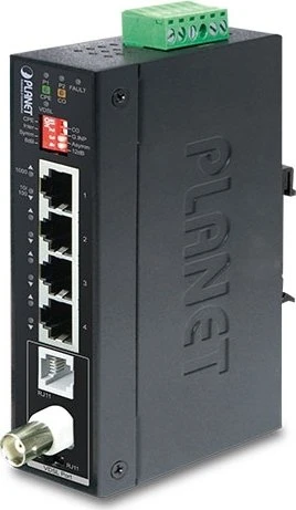 Planet Technology 1-Port BNC/RJ11 to 4-Port Gigabit Ethernet Extender