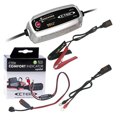 Ctek MXS 5.0 + Comfort Indicator Ringkabel M6 [Hersteller-Nr. 10850374]