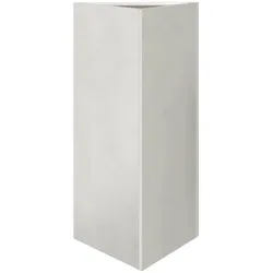 vidaXL Pflanzkübel Dreieckig 40x34,5x70 cm Edelstahl