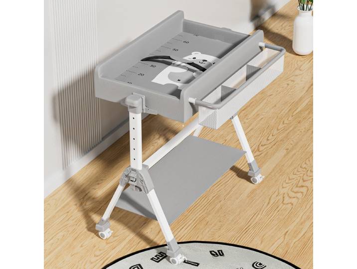 Table à langer bébé mobile multifonctionnelle pour le bain et le massage, table à langer tactile pour nouveau-né