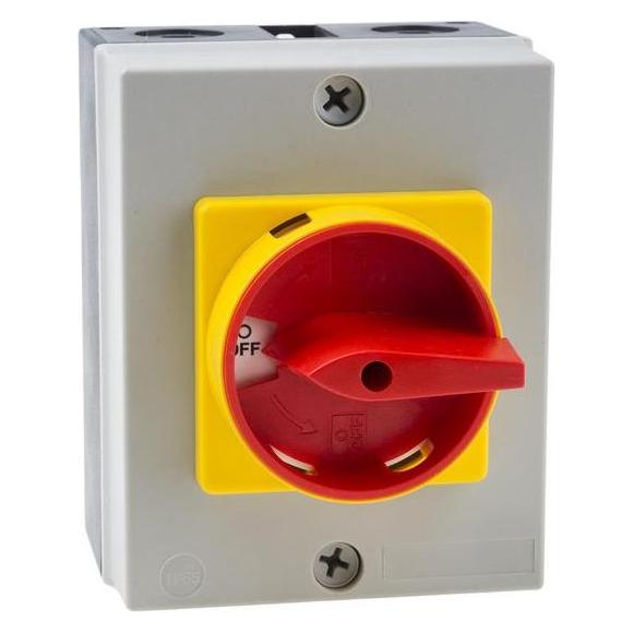 RS PRO Boxed Isolator 3P + Sw Neutral 32A (8609532)