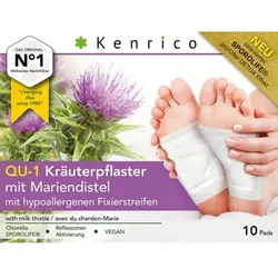 Kenrico QU-1 Kräuterpflaster mit Mariendistel (10St)
