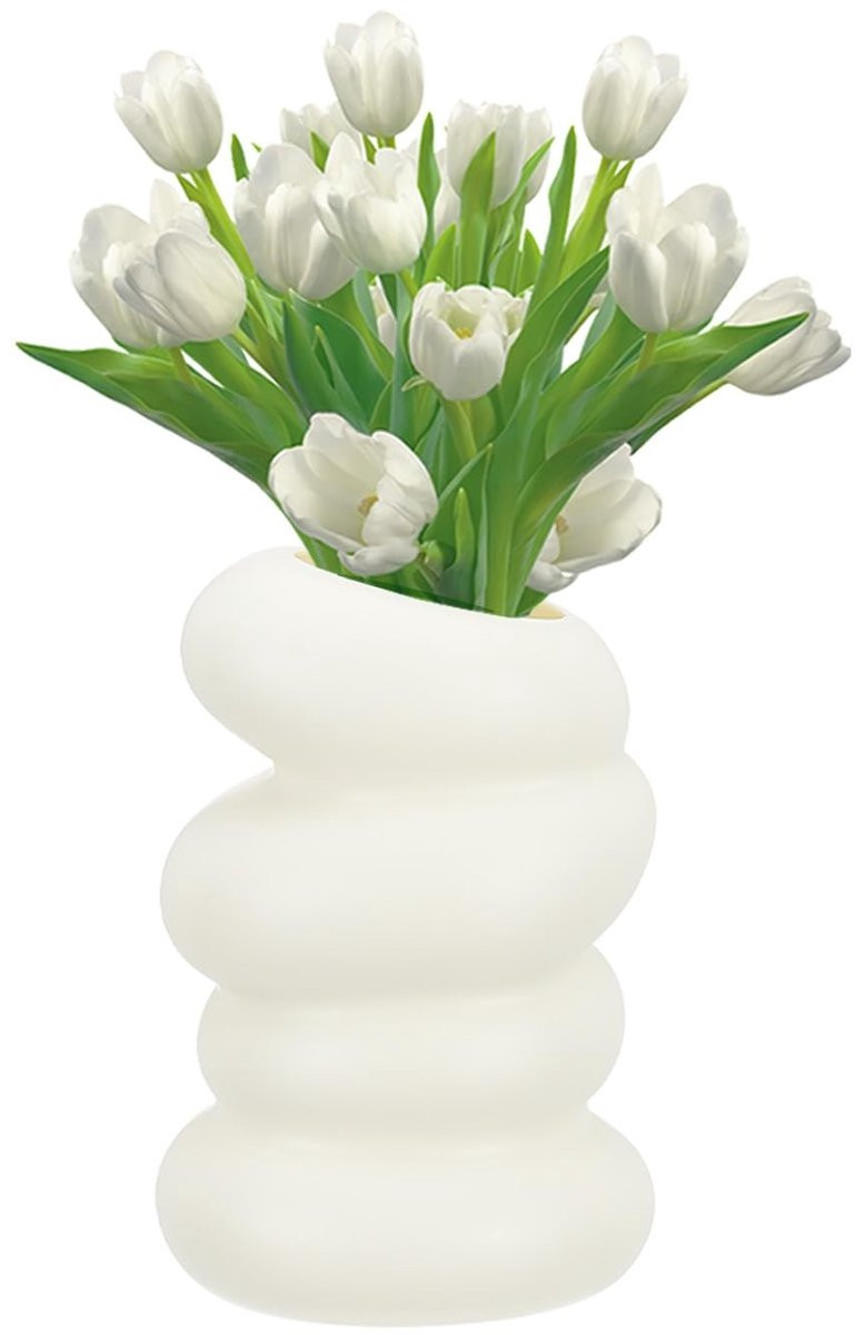 Merkloze Shatterproof Plastic Bloemenvase voor Decoratie
